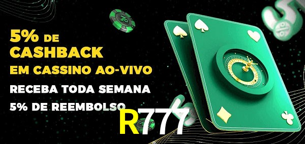 Promoções do cassino ao Vivo R777